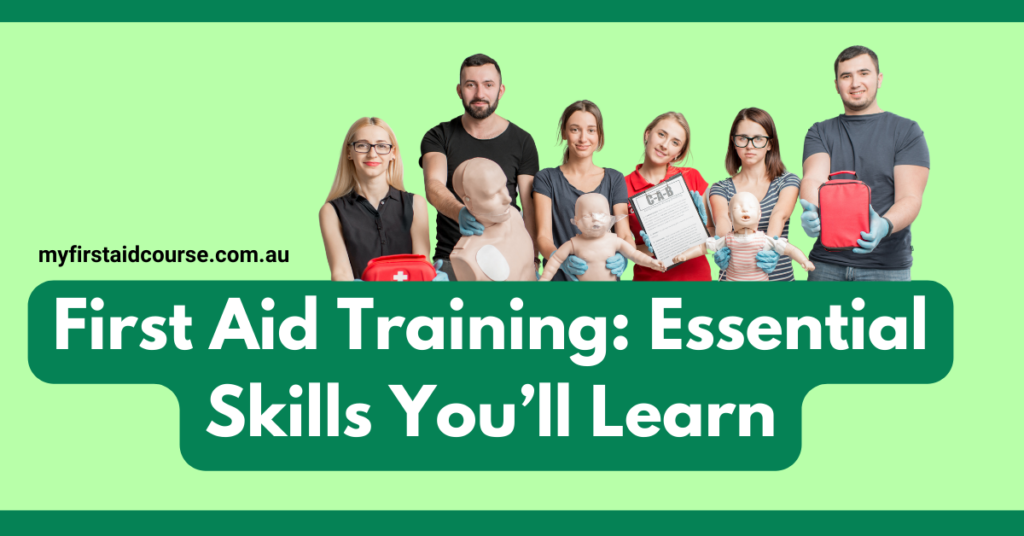 a first aid training session class photo